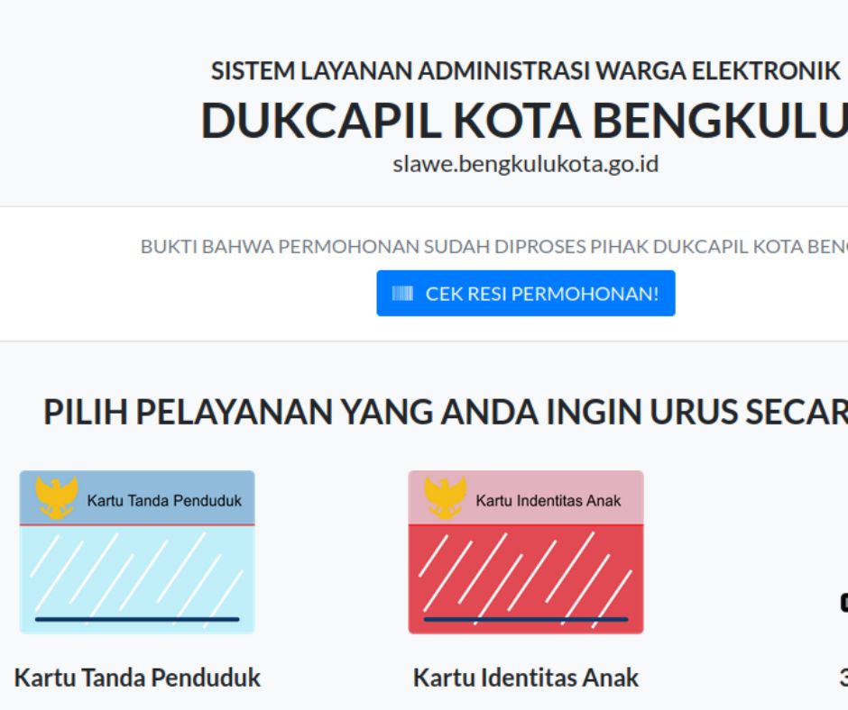 Cara Cek KTP Online Bengkulu. Kabar baik bagi warga Bengkulu, karena kini layanan cek KTP online hadir untuk memudahkan mengetahui status KTP secara cepat. Tentu layanan online ini bisa diakses dari mana saja dan kapan saja.