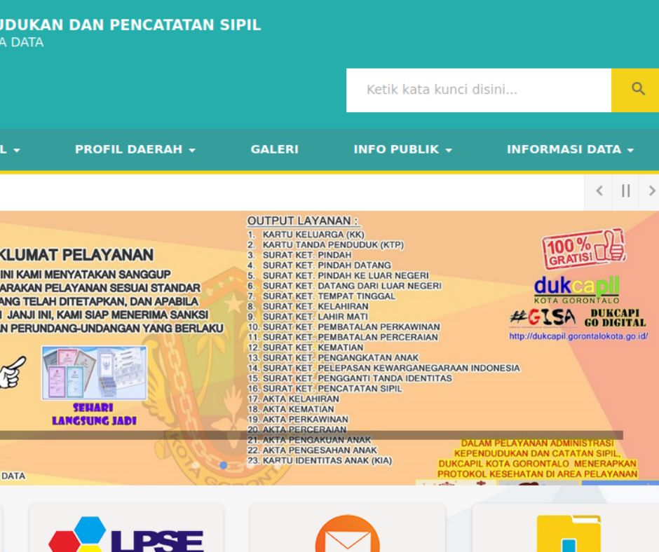 Layanan cek KTP Online Gorontalo. KTP elektronik atau e-KTP kini menjadi identitas penting bagi warga negara Indonesia.