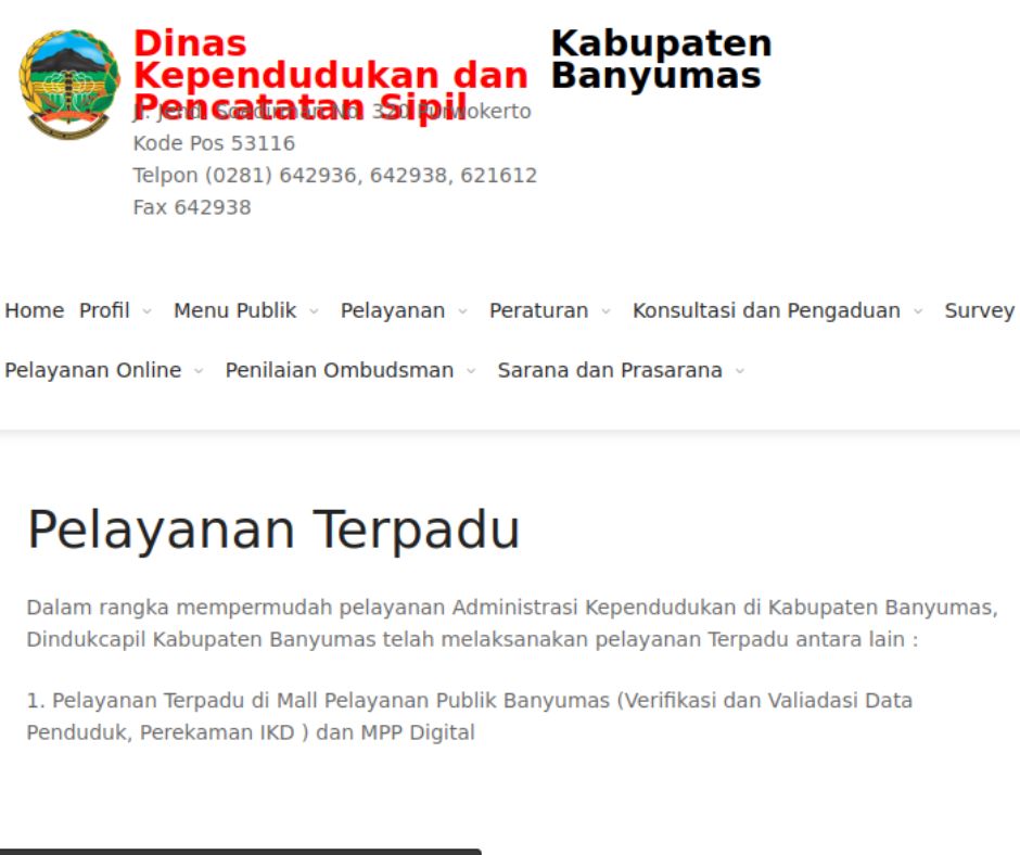 Cek KTP Online Banyumas -  Warga Kabupaten Banyumas sekarang kian dimudahkan dalam pengurusan KTP, termasuk pengecekan apakah NIK sudah terdaftar di Dukcapil atau belum. Pasalnya, warga dapat cek NIK e-KTP online Banyumas dengan cepat dan mudah tanpa keluar rumah hanya melalui handphone saja.