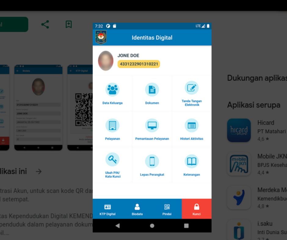 Mengecek e-KTP kini semakin mudah dengan hadirnya aplikasi Cek KTP Online: Identitas Kependudukan Digital (IKD). Aplikasi yang tersedia di Google Play Store ini telah diunduh lebih dari 10 juta kali, menunjukkan antusiasme masyarakat terhadap kemudahan yang ditawarkan.