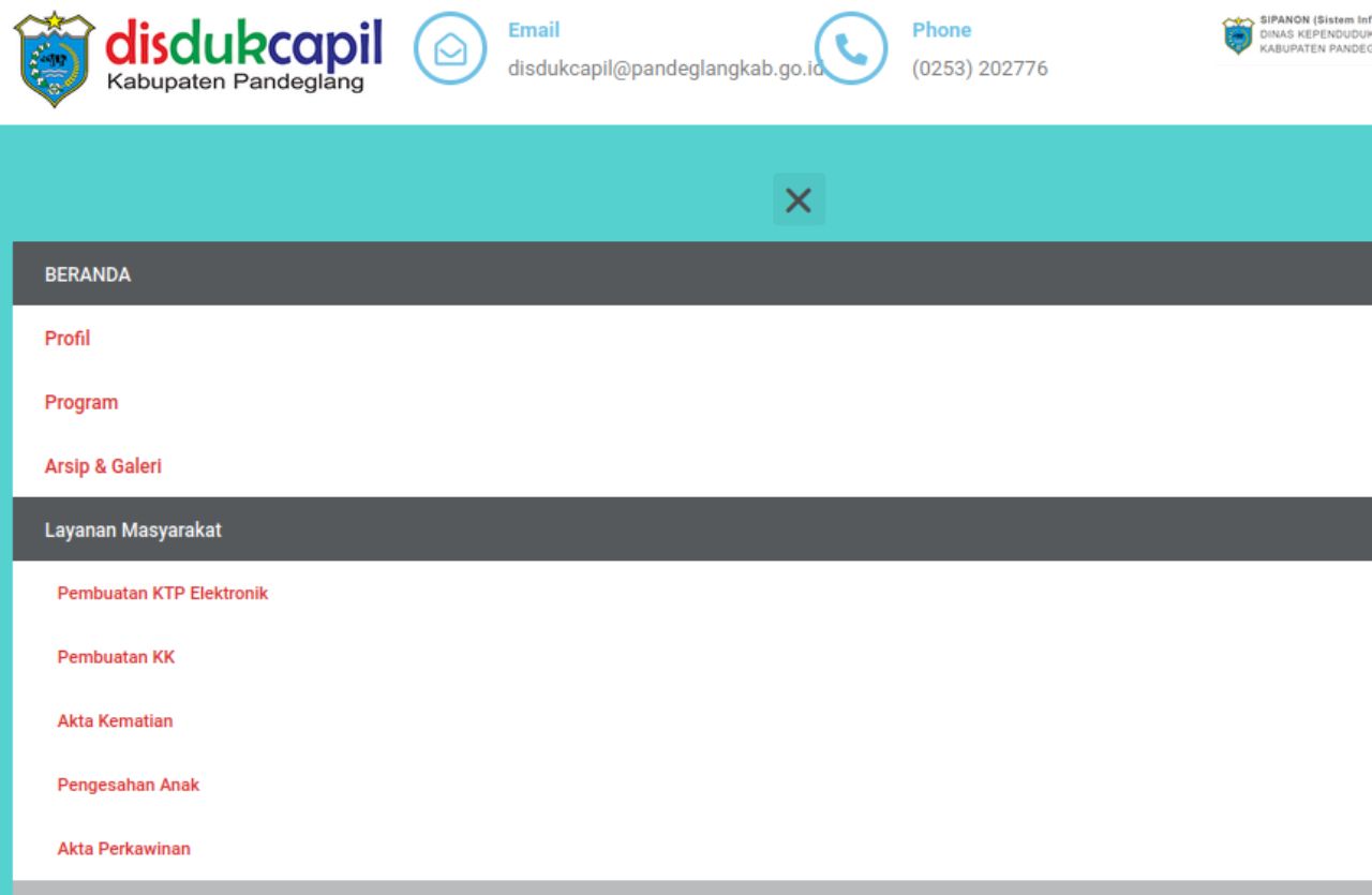 Masyarakat dapat mengirim pesan ke nomor Whatsapp Dukcapil Pandeglang di 0877711917515 untuk mendapatkan informasi atau melaporkan masalah yang dihadapi terkait dokumen kependudukan.