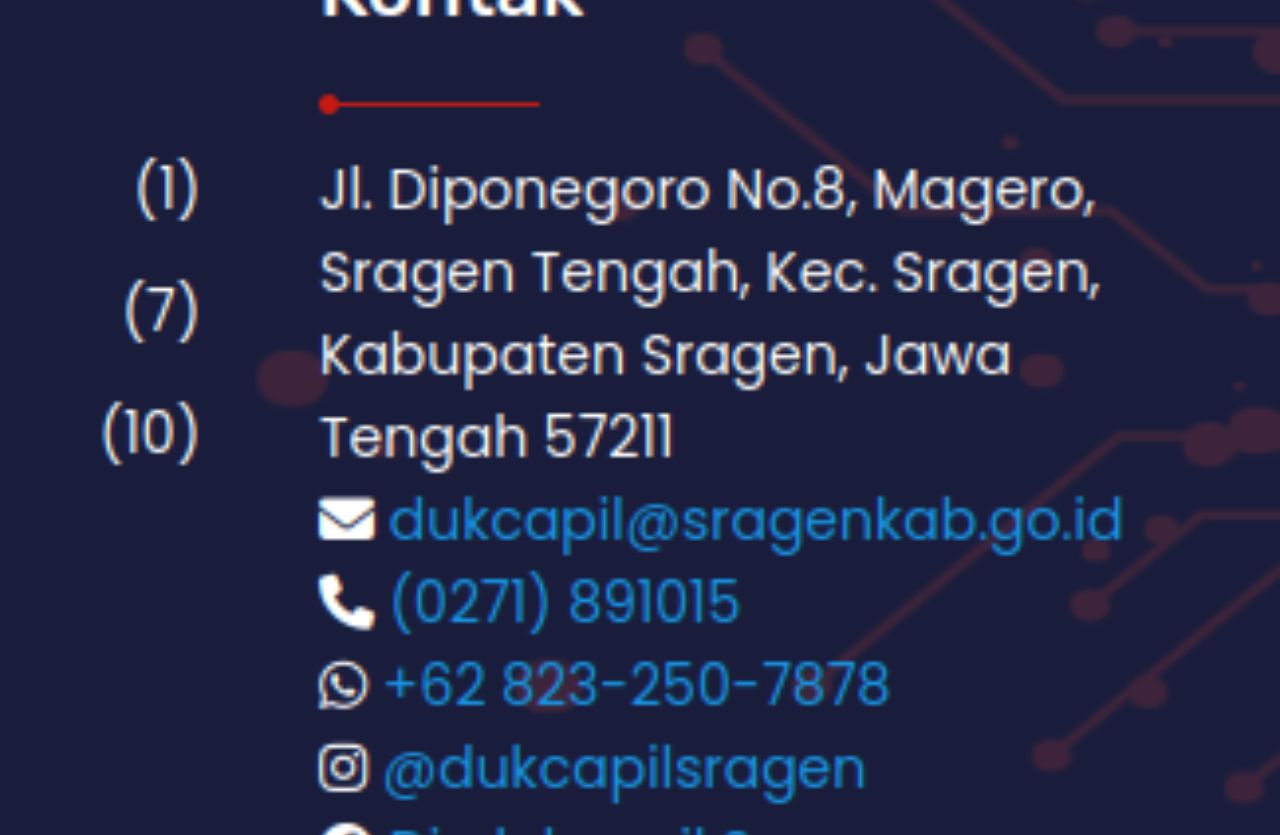Lewat Nomor WhatsApp Dukcapil Sragen, masyarakat dapat menyampaikan pengaduan dan mendapatkan informasi secara online.