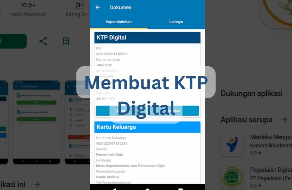 Cara Membuat KTP Digital