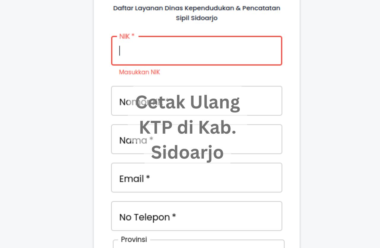 KTP adalah identitas penting yang wajib dimiliki oleh setiap warga negara Indonesia. Terkadang, karena berbagai alasan, kita harus melakukan cetak ulang KTP. Misalnya, KTP hilang, rusak, atau data yang tercantum sudah tidak valid. Di Sidoarjo, cetak ulang KTP Sidoarjo bisa dilakukan dengan mudah, asalkan Anda tahu caranya. Mencetak ulang KTP bukan hanya sekedar mengembalikan kartu fisik, tetapi juga memastikan data yang tercantum di dalamnya tetap akurat. Ini penting untuk berbagai keperluan administratif, seperti membuka rekening bank, mendaftar pekerjaan, atau bahkan membeli tiket pesawat.