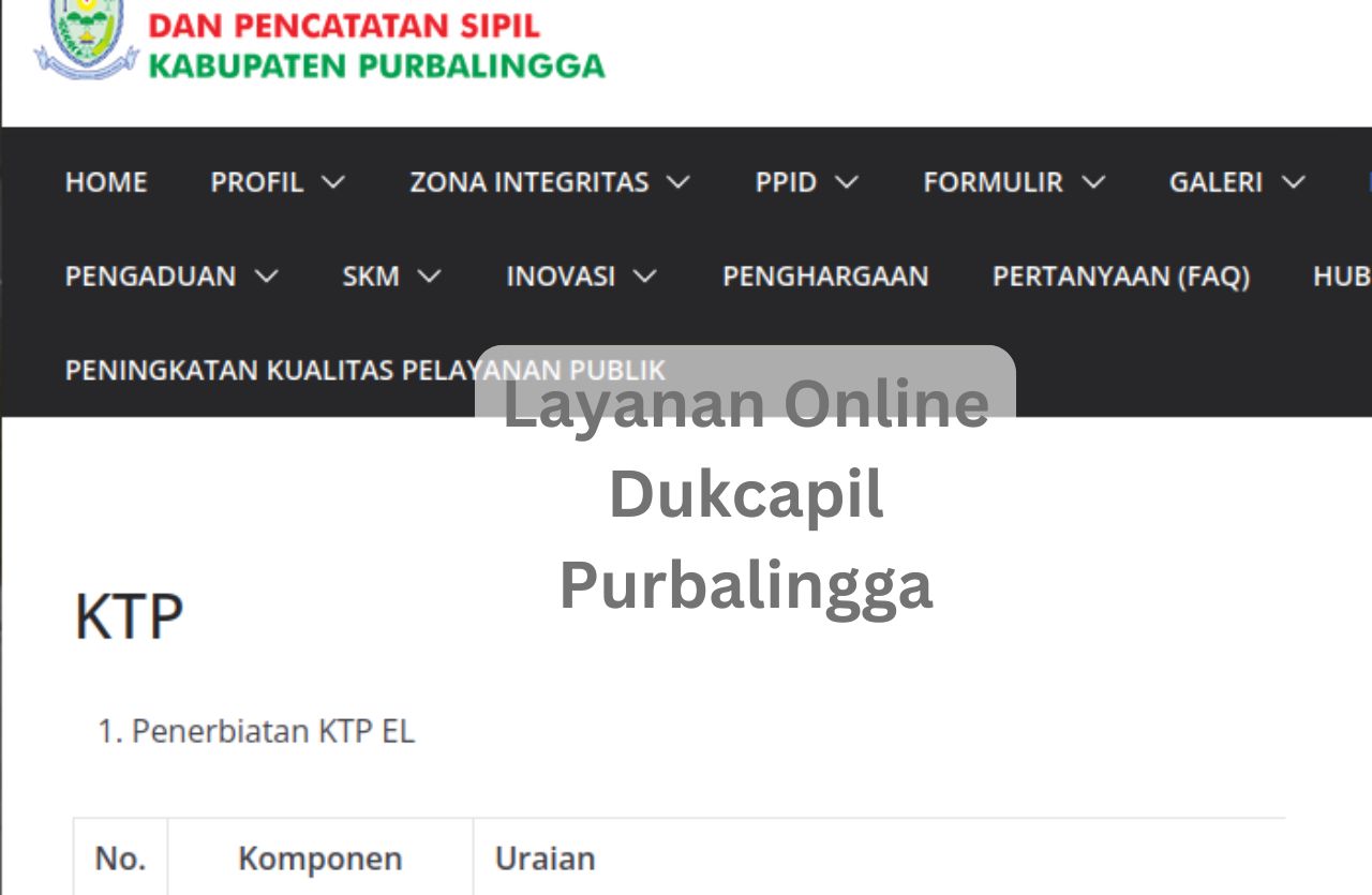 Dukcapil Purbalingga menawarkan kemudahan melalui layanan online yang terintegrasi dalam aplikasi Identitas Kependudukan Digital (IKD). Aplikasi ini dapat diunduh secara gratis melalui Play Store dan App Store, memungkinkan untuk mengetahui informasi administrasi kependudukan dari mana saja dan kapan saja.