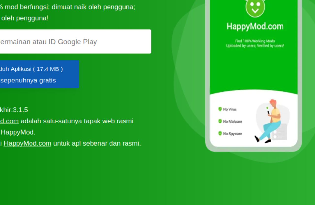 Aplikasi ini menawarkan fitur premium atau akses tanpa batas yang tidak tersedia di versi aslinya. Artikel ini akan memberikan panduan lengkap, mulai dari fitur, manfaat, hingga langkah aman untuk cara download happymod dan menggunakannya.