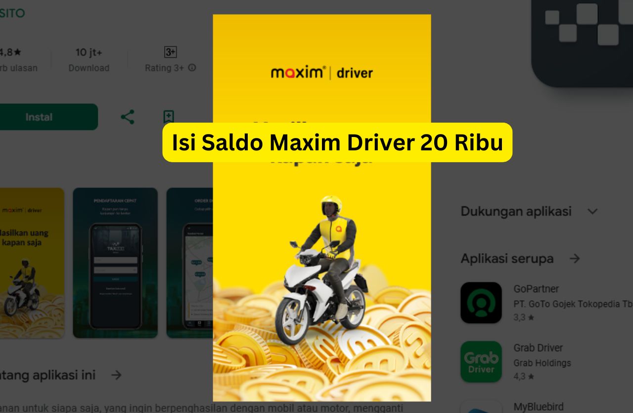 Cara isi saldo Maxim Driver 20 Ribu. Mengisi saldo Maxim Driver dengan nominal Rp20.000 kini semakin mudah dan praktis berkat berbagai metode pembayaran yang tersedia.