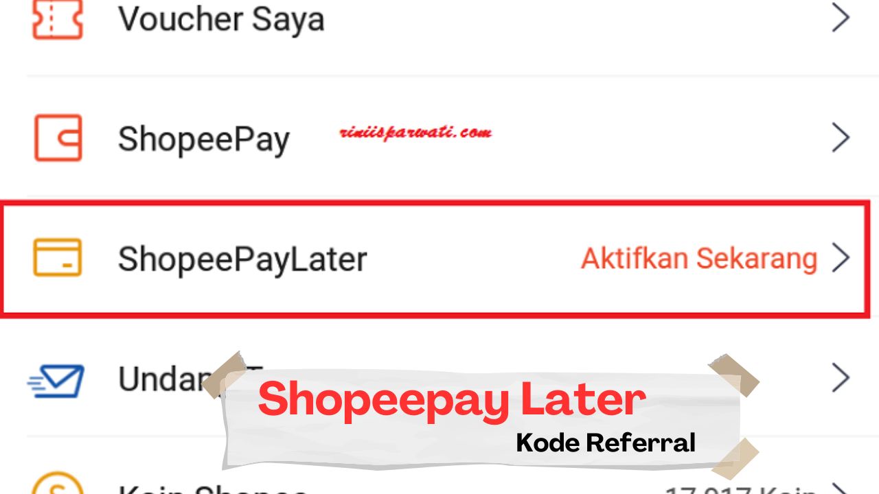 Cara mendapatkan kode referral Shopee PayLater 9 digit untuk menikmati bonus saldo ShopeePay dan promo eksklusif.