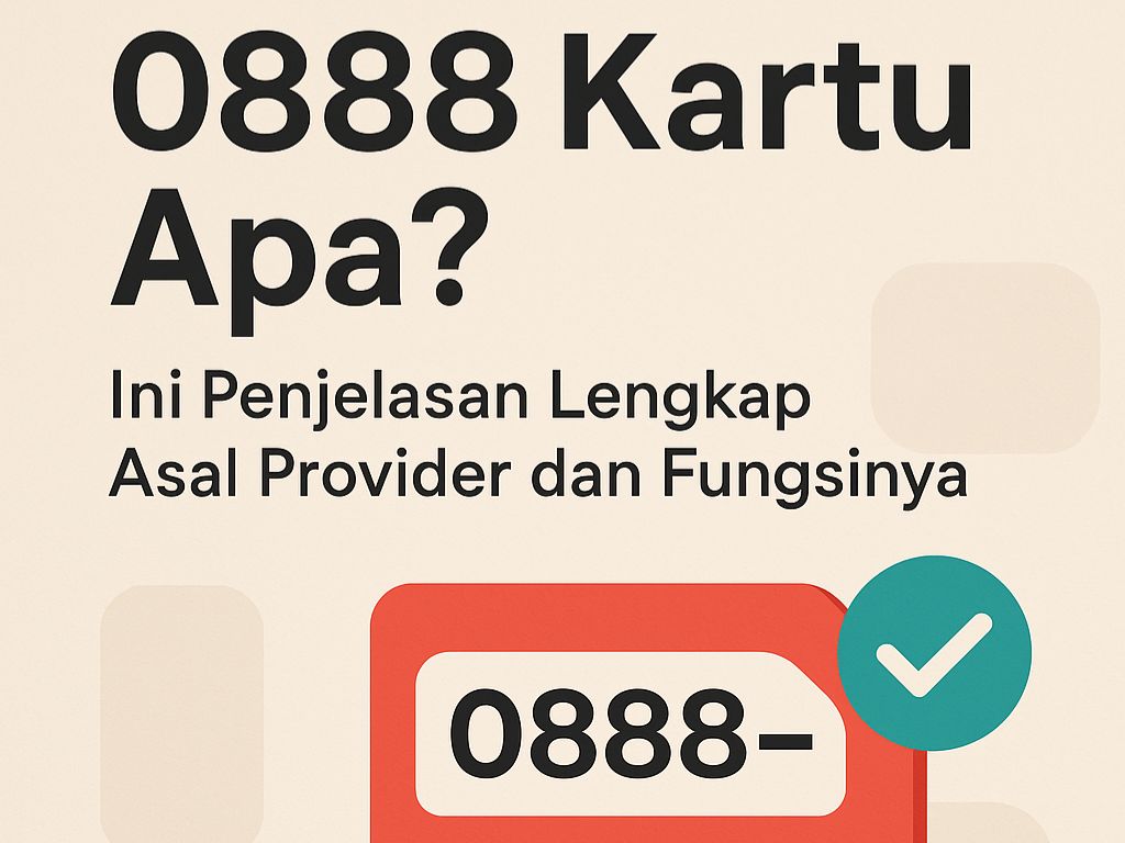 0888 kartu apa sih sebenarnya? Mungkin kamu pernah menerima telepon dari nomor dengan awalan ini atau sedang ingin membeli kartu perdana dengan prefix tersebut. Nah, penting banget buat kita tahu asal-usul kode ini supaya nggak salah paham.