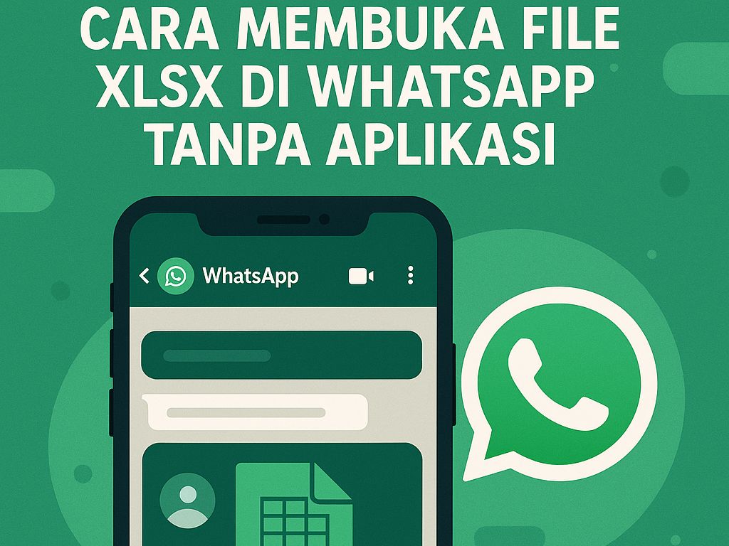 Cara membuka file XLSX di WhatsApp tanpa aplikasi sering dicari ketika kita menerima file Excel dari teman kerja atau dosen, tapi HP kita nggak punya aplikasi Excel terinstal. Rasanya sebel ya, apalagi kalau filenya penting dan butuh dibuka segera.