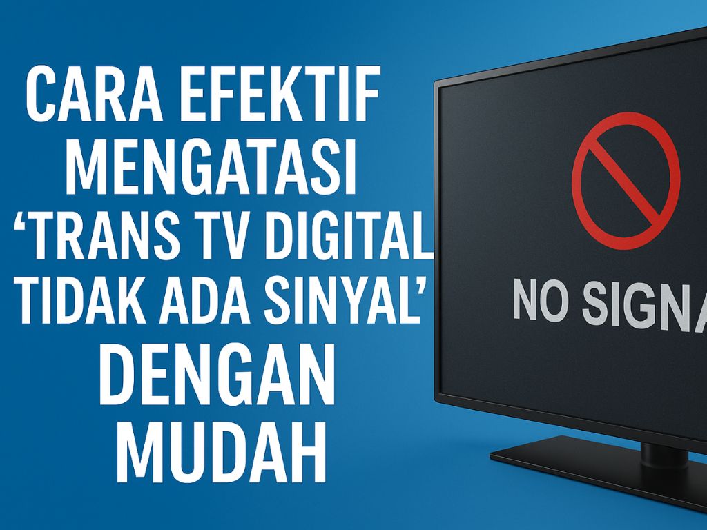 Trans TV digital tidak ada sinyal seringkali menjadi masalah yang mengganggu kenyamanan menonton acara favorit. Masalah ini bukan hanya membuat frustasi, tapi juga membingungkan karena penyebabnya bisa beragam, mulai dari gangguan teknis hingga kondisi lingkungan sekitar.