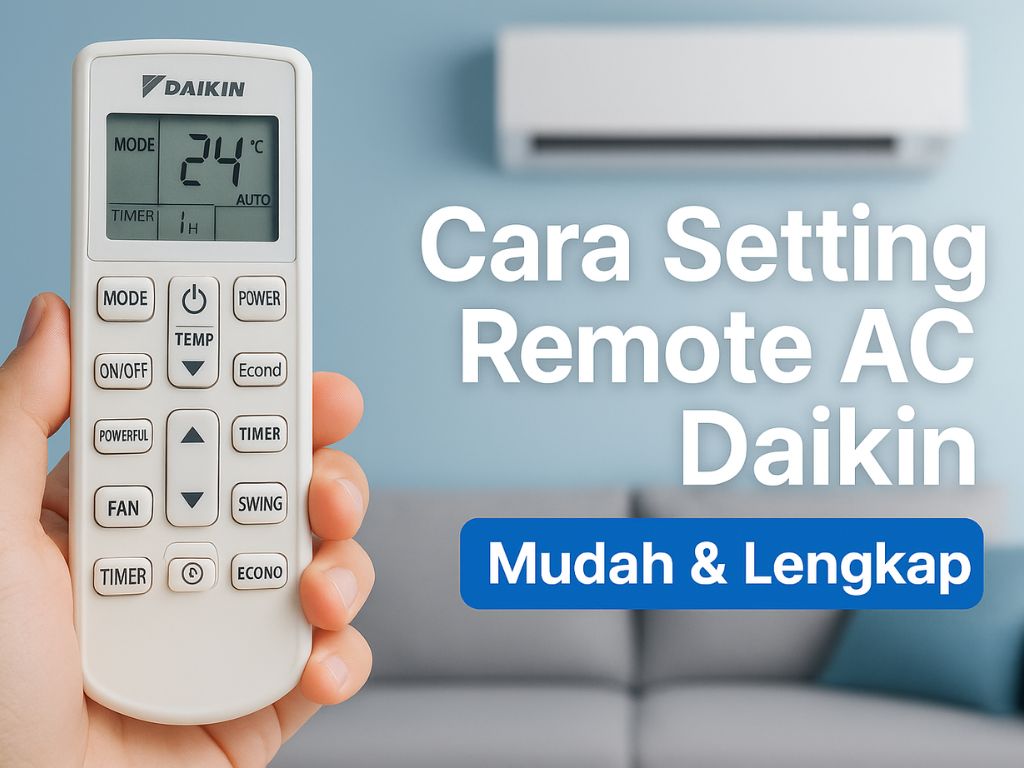 Cara setting remote AC Daikin sering kali menjadi pertanyaan pertama yang muncul saat perangkat pendingin udara ini terpasang di rumah atau kantor. Meski terlihat sederhana, remote AC Daikin menyimpan banyak fungsi yang berguna untuk menciptakan kenyamanan dan efisiensi penggunaan sehari-hari.