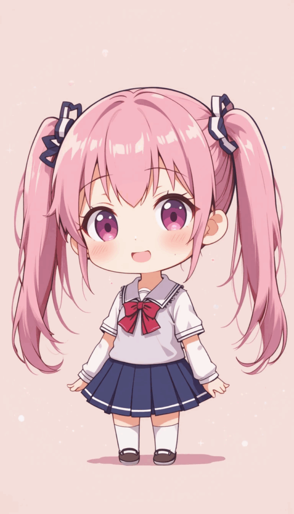 Cara Membuat PP Couple Pacar Ber 2 Anime dengan Bantuan AI (Seperti ChatGPT & DALL·E) gaya chibi imut untuk cewek
