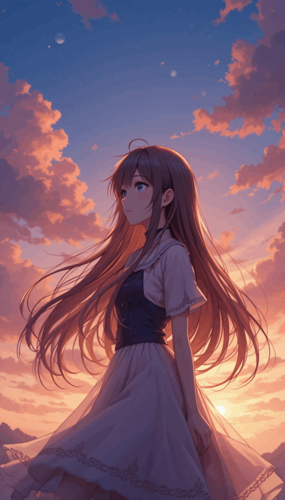 Cara Membuat PP Couple Pacar Ber 2 Anime dengan Bantuan AI (Seperti ChatGPT & DALL·E) gaya romantis anime klasik untuk cewek