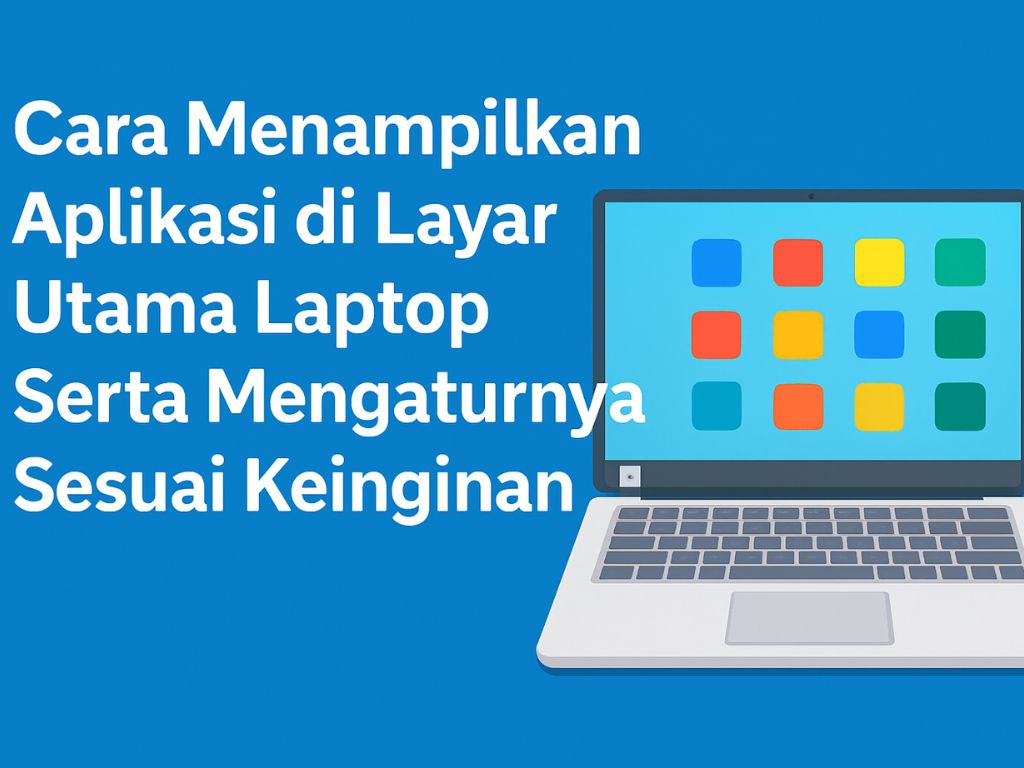Cara menampilkan aplikasi di layar utama laptop menjadi hal penting yang sering dicari, terutama saat ingin mengakses program favorit tanpa harus membuka menu Start setiap kali. Tampilan desktop yang rapi dan terorganisir bukan hanya memudahkan aktivitas, tapi juga memberi kesan nyaman saat bekerja atau belajar di depan layar.