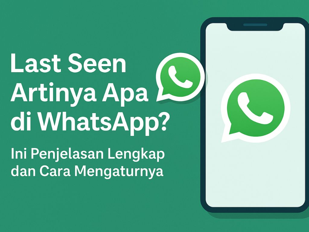 Last seen artinya waktu terakhir seseorang membuka aplikasi WhatsApp. Istilah ini berasal dari bahasa Inggris, di mana “last” berarti terakhir dan “seen” berarti dilihat. Maka, jika dalam tampilan WhatsApp muncul keterangan seperti last seen today at 21:30, itu berarti pengguna terakhir kali membuka WhatsApp pada pukul 21.30 malam hari.
