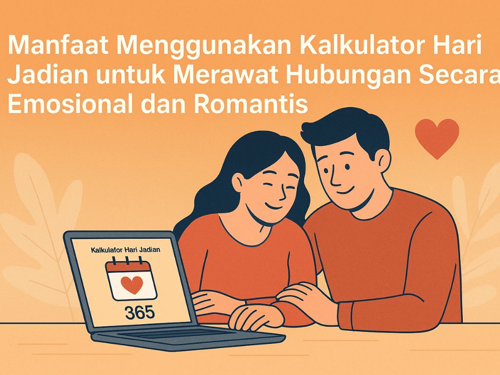 Manfaat menggunakan kalkulator hari jadian sering kali dianggap sepele, padahal kehadirannya mampu memberi dampak emosional yang kuat dalam sebuah hubungan. Di tengah kesibukan dan rutinitas yang kadang menyita perhatian, alat sederhana ini bisa menjadi jembatan penghubung untuk menghidupkan kembali kenangan indah bersama pasangan.