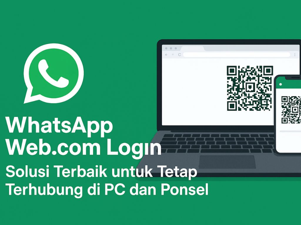 WhatsApp Web.com login jadi pilihan praktis di tengah rutinitas digital yang padat. Saat tangan sibuk di depan laptop atau ketika ponsel utama tidak bisa diakses, fitur ini membantu agar komunikasi tetap lancar tanpa perlu repot bolak-balik buka HP.