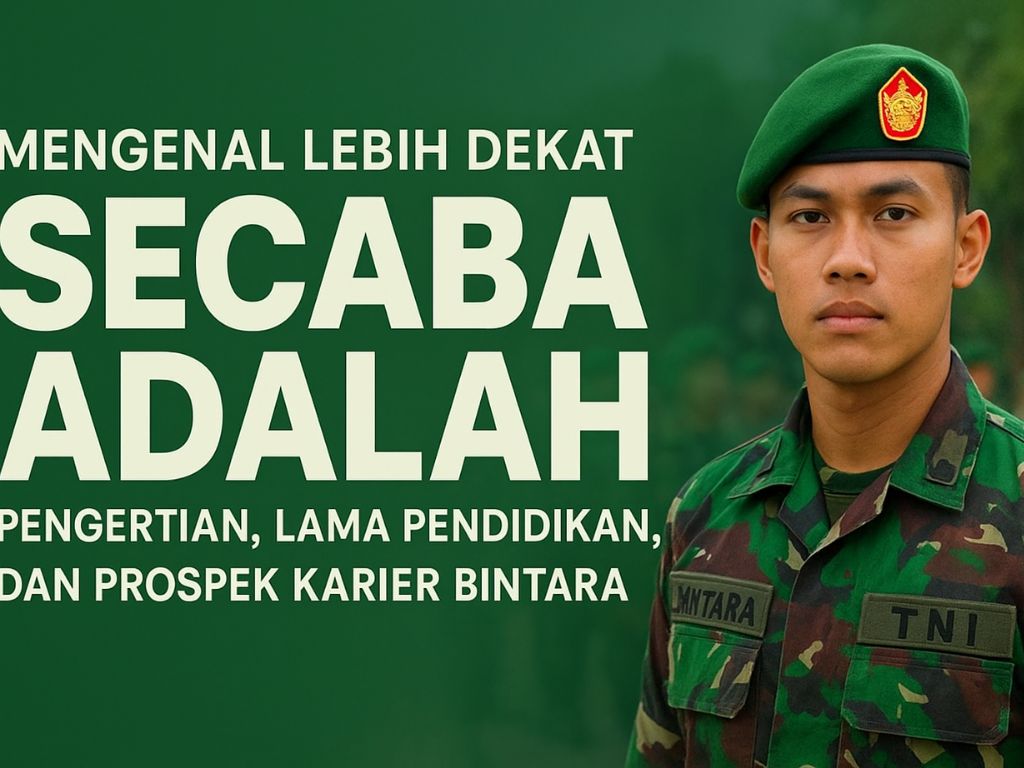 Secaba adalah pintu gerbang awal bagi mereka yang ingin meniti karier sebagai bintara di lingkungan Tentara Nasional Indonesia. Pendidikan ini tidak hanya membekali calon bintara dengan keterampilan teknis militer, tetapi juga membentuk karakter, kedisiplinan, dan jiwa kepemimpinan yang kokoh. Dalam perjalanannya, Secaba menjadi fondasi penting yang mempersiapkan prajurit untuk menjalankan peran strategis di tingkat menengah, sekaligus menjadi tulang punggung organisasi militer.